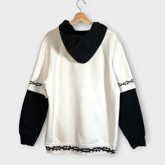 Lurking Class Hoodie Sweatshirt LARGE Sketchy Tank Stallion Black & White EUC - Picture 2 of 8